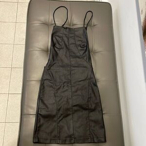 NEW w/ Tags Edikted leather-like dress! Gorgeous!!!! Hidden zipper. Size XS